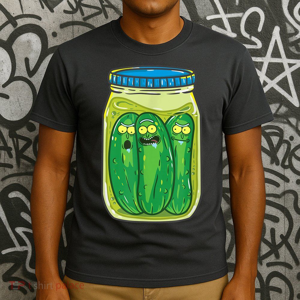 Cool Pickle Rick Jar Rick & Morty Funny Gift T-Shirt