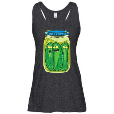 Cool Pickle Rick Jar Rick & Morty Funny Gift Ladies Essential Flowy Tank