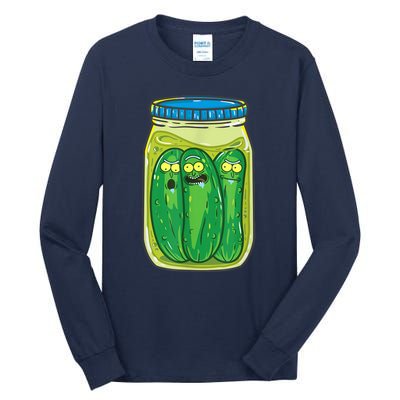 Cool Pickle Rick Jar Rick & Morty Funny Gift Tall Long Sleeve T-Shirt