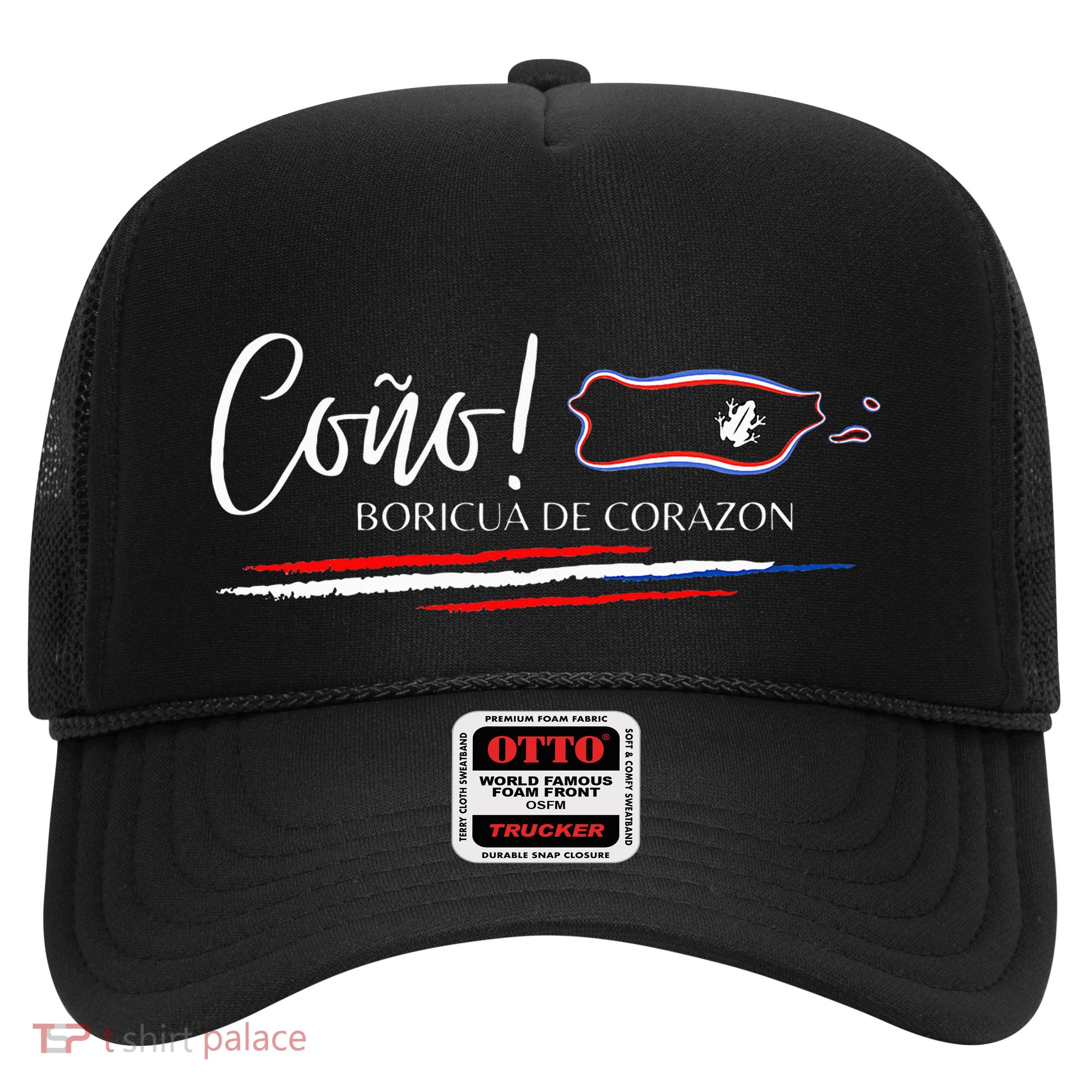 CoñO Puerto Rico Flag S Boricua Trucker Hat