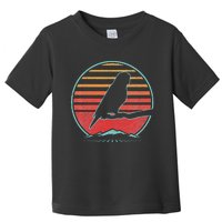 Conure Parrot Retro Vintage 80s Style Birding Gift Toddler T-Shirt