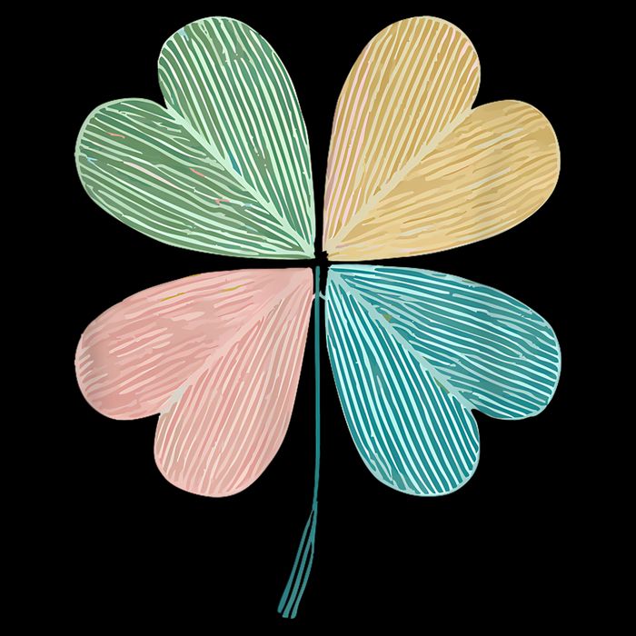 Chic Pretty Retro Lucky St.Patrick’S Day Four Leaf Clover City Backpack