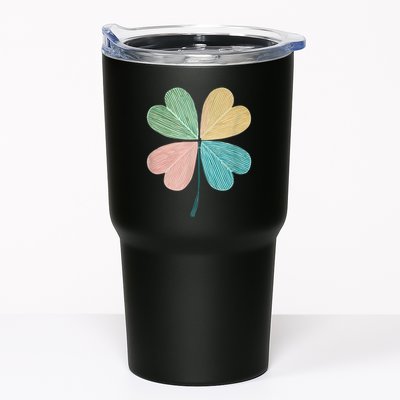 Chic Pretty Retro Lucky St.Patrick’S Day Four Leaf Clover Tumbler