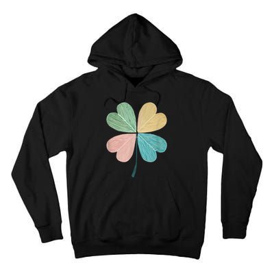 Chic Pretty Retro Lucky St.Patrick’S Day Four Leaf Clover Tall Hoodie