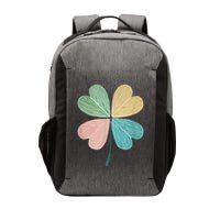 Chic Pretty Retro Lucky St.Patrick’S Day Four Leaf Clover Vector Backpack