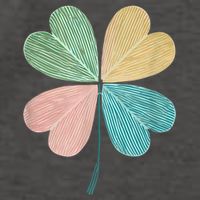 Chic Pretty Retro Lucky St.Patrick’S Day Four Leaf Clover Vector Backpack