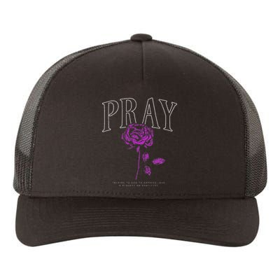 Christian Prayer Rose Streetwear For N Floral Faith Yupoong Adult 5-Panel Trucker Hat