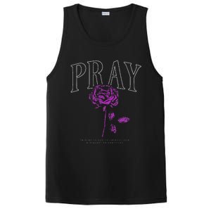 Christian Prayer Rose Streetwear For N Floral Faith PosiCharge Competitor Tank