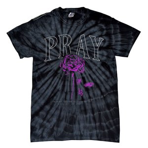 Christian Prayer Rose Streetwear For N Floral Faith Tie-Dye T-Shirt