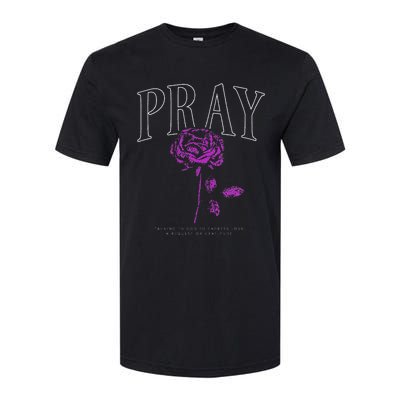 Christian Prayer Rose Streetwear For N Floral Faith Softstyle® CVC T-Shirt