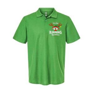 Christmas Pjs Running Xmas Reindeer Matching Softstyle Adult Sport Polo