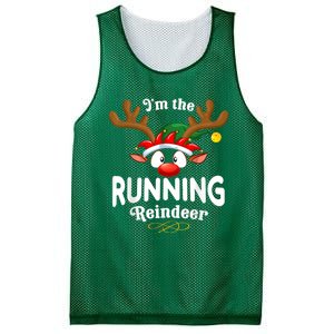 Christmas Pjs Running Xmas Reindeer Matching Mesh Reversible Basketball Jersey Tank