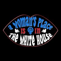 Cute Patriotic Rwb A Womans Place Is In The White House Cooling Performance Crew T-Shirt