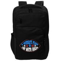 Cute Patriotic Rwb A Womans Place Is In The White House Impact Tech Backpack