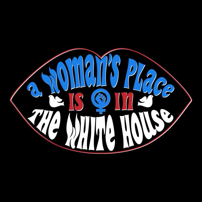 Cute Patriotic Rwb A Womans Place Is In The White House Impact Tech Backpack