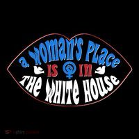 Cute Patriotic Rwb A Womans Place Is In The White House Sustainable Bucket Hat