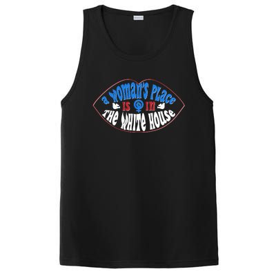 Cute Patriotic Rwb A Womans Place Is In The White House PosiCharge Competitor Tank