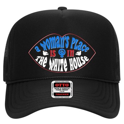Cute Patriotic Rwb A Womans Place Is In The White House Trucker Hat