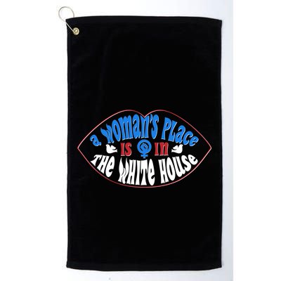 Cute Patriotic Rwb A Womans Place Is In The White House Golf Towel