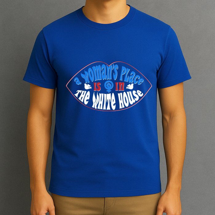 Cute Patriotic Rwb A Womans Place Is In The White House T-Shirt