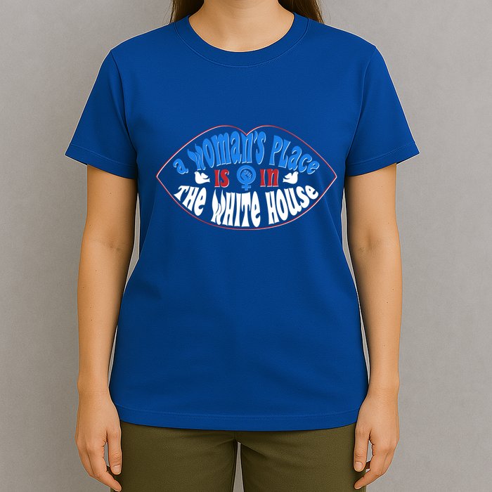 Cute Patriotic Rwb A Womans Place Is In The White House T-Shirt