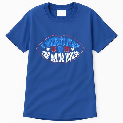 Cute Patriotic Rwb A Womans Place Is In The White House Tall T-Shirt