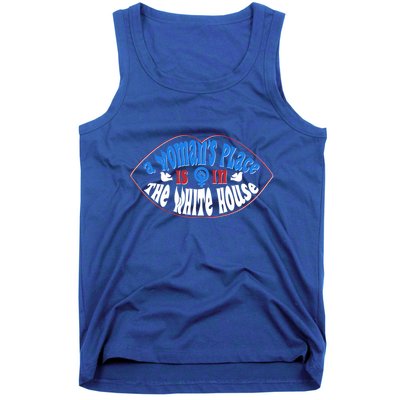 Cute Patriotic Rwb A Womans Place Is In The White House Tank Top