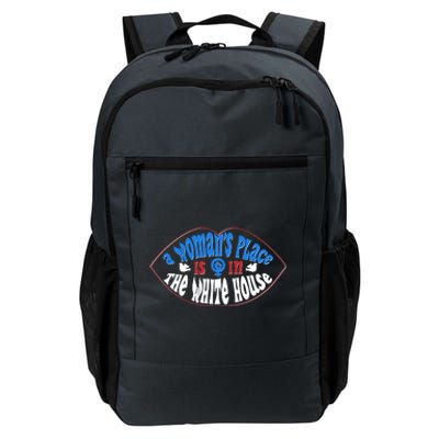 Cute Patriotic Rwb A Womans Place Is In The White House Daily Commute Backpack