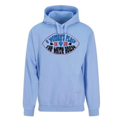 Cute Patriotic Rwb A Womans Place Is In The White House Unisex Surf Hoodie