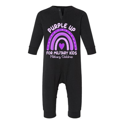 Cute Purple Rainbow Wear Purple Infant Fleece One Piece