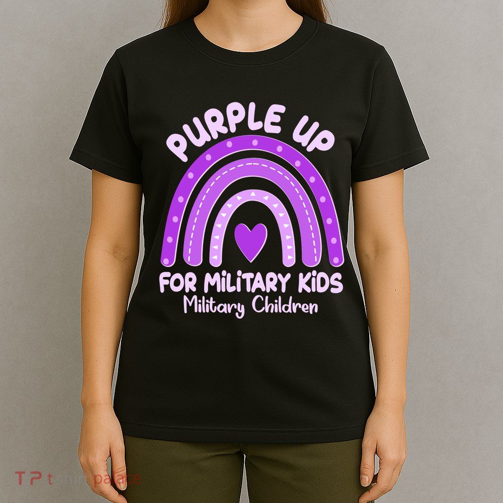 Cute Purple Rainbow Wear Purple T-Shirt