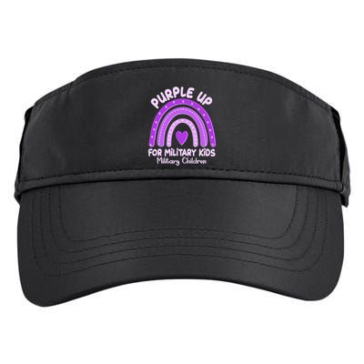 Cute Purple Rainbow Wear Purple Adult Drive Performance Visor