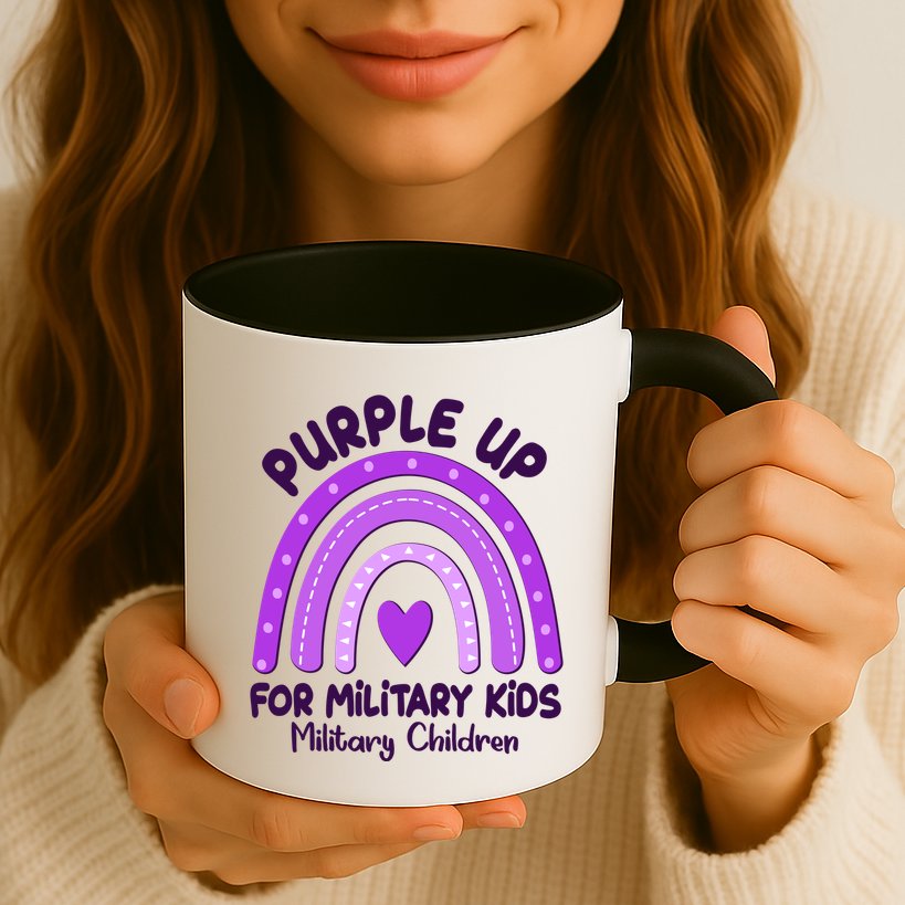 Cute Purple Rainbow Wear Purple Mug