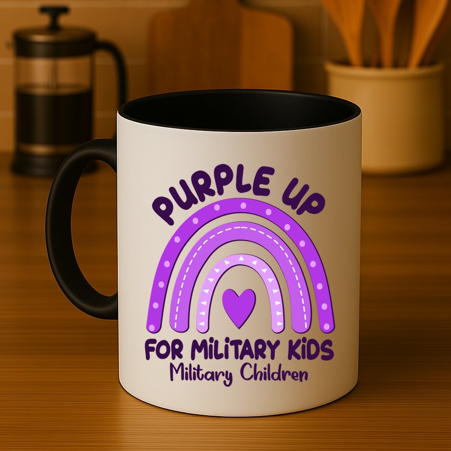 Cute Purple Rainbow Wear Purple Mug