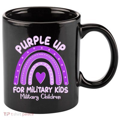 Cute Purple Rainbow Wear Purple 11oz C Handle Ceramic Mug