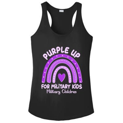 Cute Purple Rainbow Wear Purple Ladies PosiCharge Competitor Racerback Tank