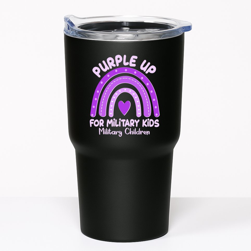 Cute Purple Rainbow Wear Purple Tumbler