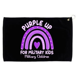 Cute Purple Rainbow Wear Purple Grommeted Golf Towel