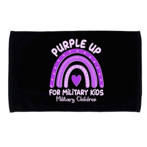 Cute Purple Rainbow Wear Purple Microfiber Hand Towel