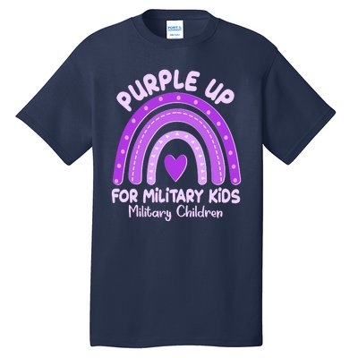 Cute Purple Rainbow Wear Purple Tall T-Shirt