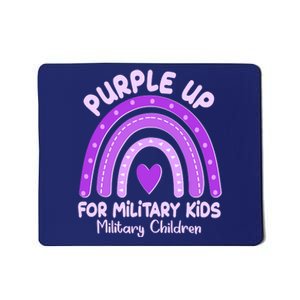 Cute Purple Rainbow Wear Purple Mousepad