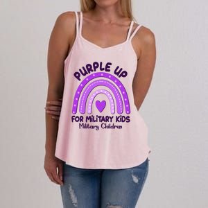 Cute Purple Rainbow Wear Purple Women's Strappy Tank