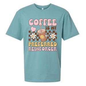 Coffee Preferred Reinforcer Aba Behavior Analyst Therapist Gift Sueded Cloud Jersey T-Shirt