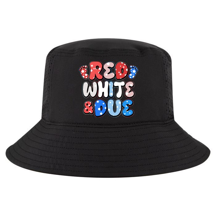 Cute Patriotic Red White And Due New Baby Cool Comfort Performance Bucket Hat