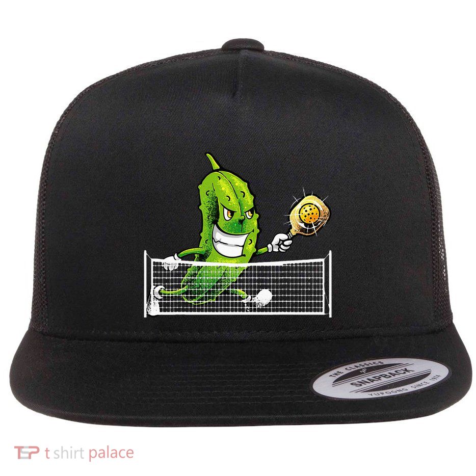 Cute Pickleball Racket Sport Pickleball Lover Flat Bill Trucker Hat