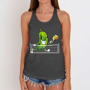 Cute Pickleball Racket Sport Pickleball Lover Women's Knotted Racerback Tank