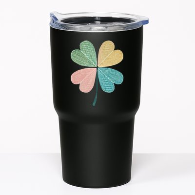 Chic Pretty Retro Lucky St.Patrick’S Day Four Leaf Clover Tumbler