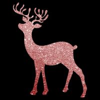 Cute Pink Reindeer Winter Holiday Gift T-Shirt