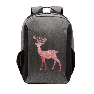 Cute Pink Reindeer Winter Holiday Gift Vector Backpack