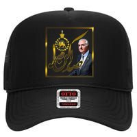 Crown Prince Reza Pahlavi High Crown Mesh Back Trucker Hat